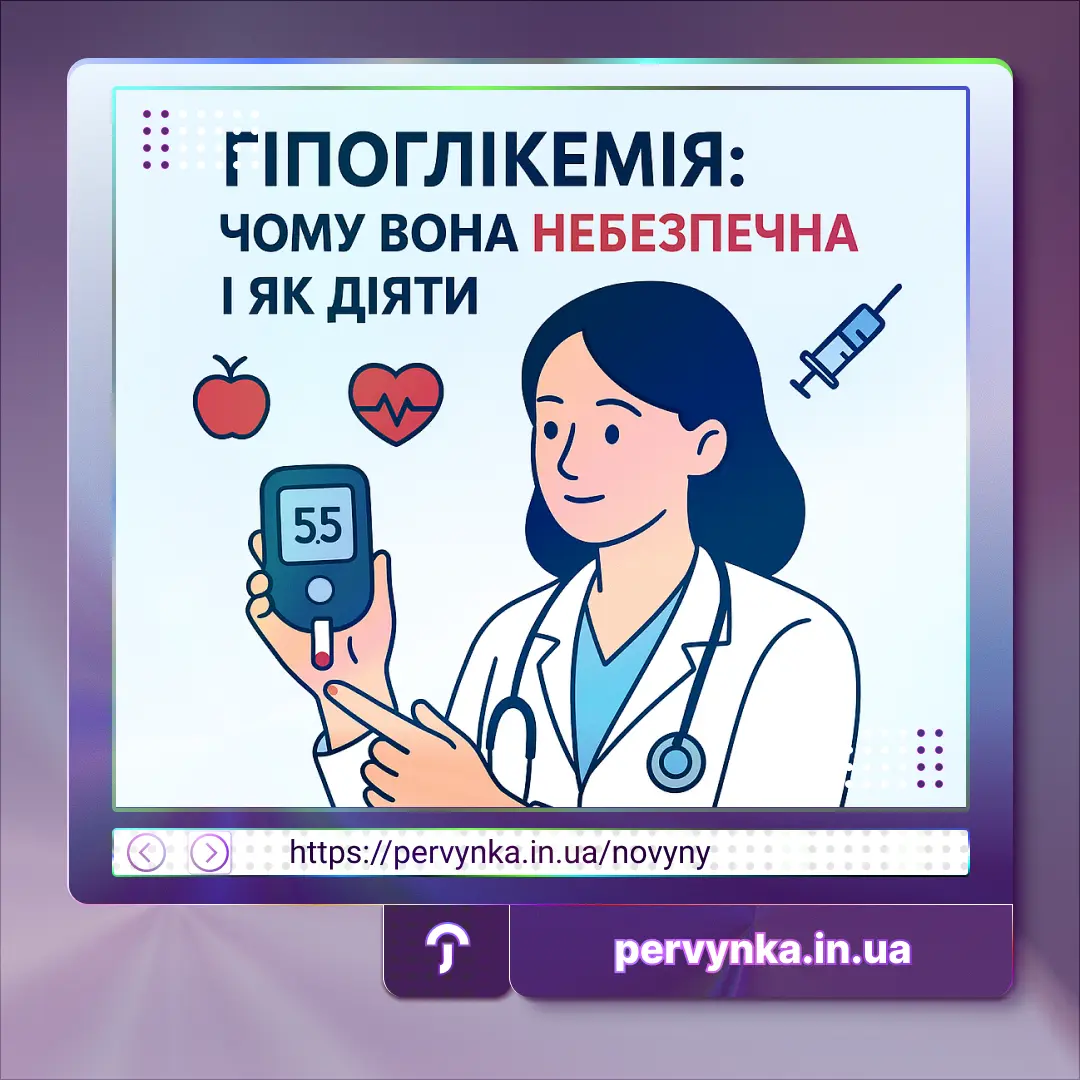 Обкладинка Первинка, гліпоглікемія